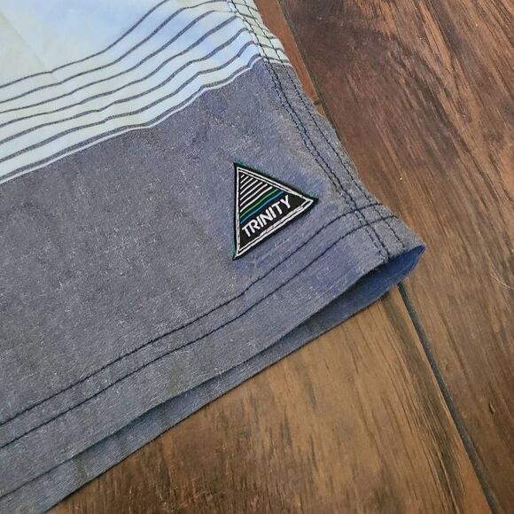 Trinity Striped Board Shorts   - Picture 2 of 8